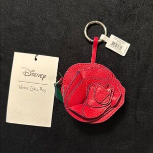 Limited edition Vera Bradley rose bag charm
